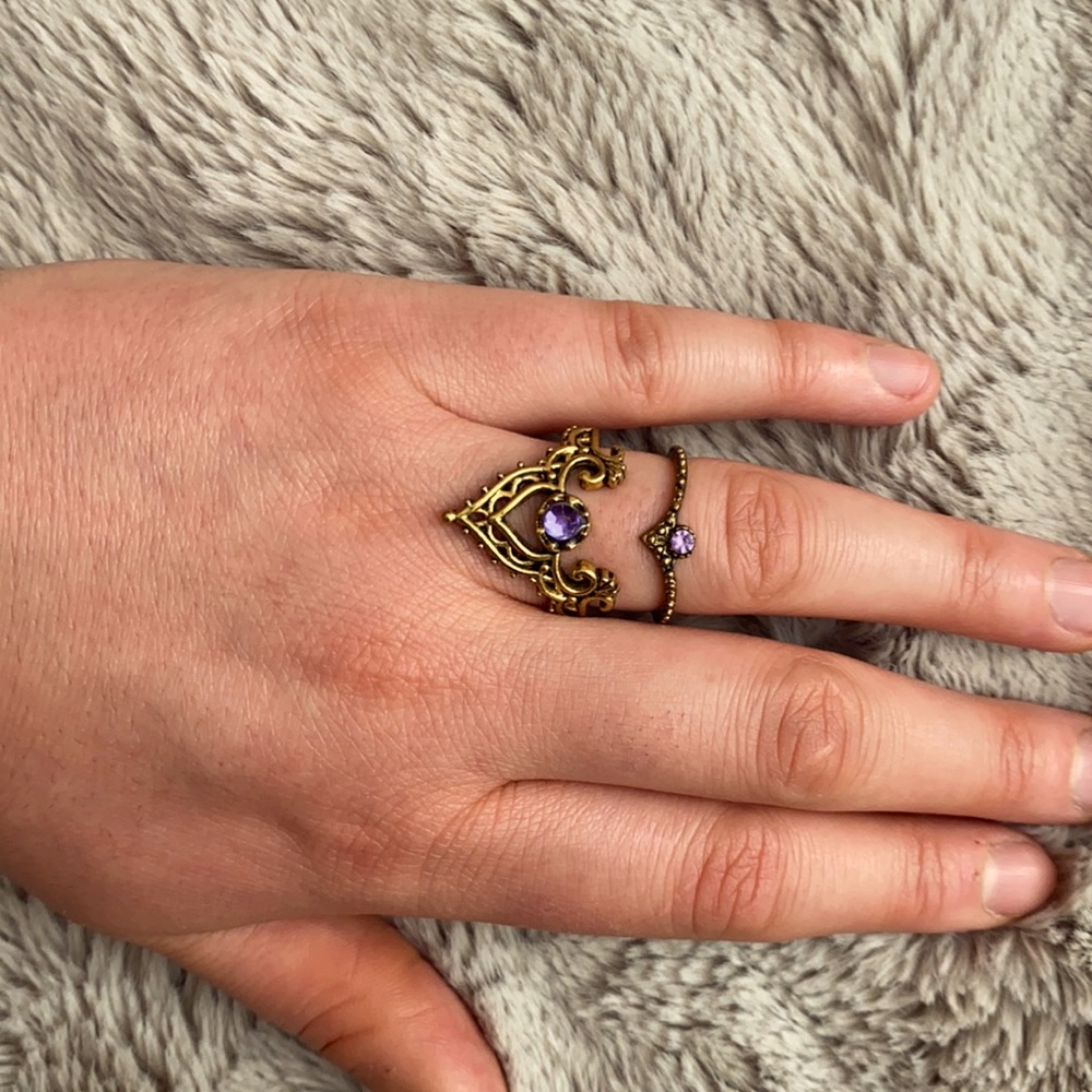 Bollywood inspired ring set